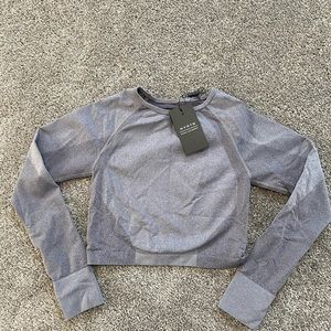 NVGTN long sleeve crop top size small